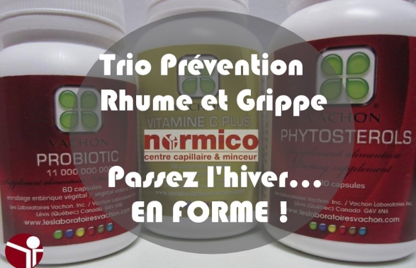 Trio Prévention Rhume et Grippe 