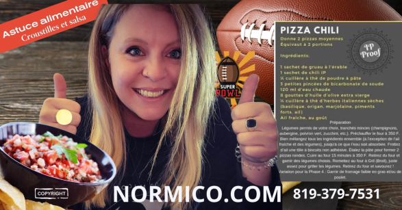 Recettes Ideal Protein , SuperBowl Normico 